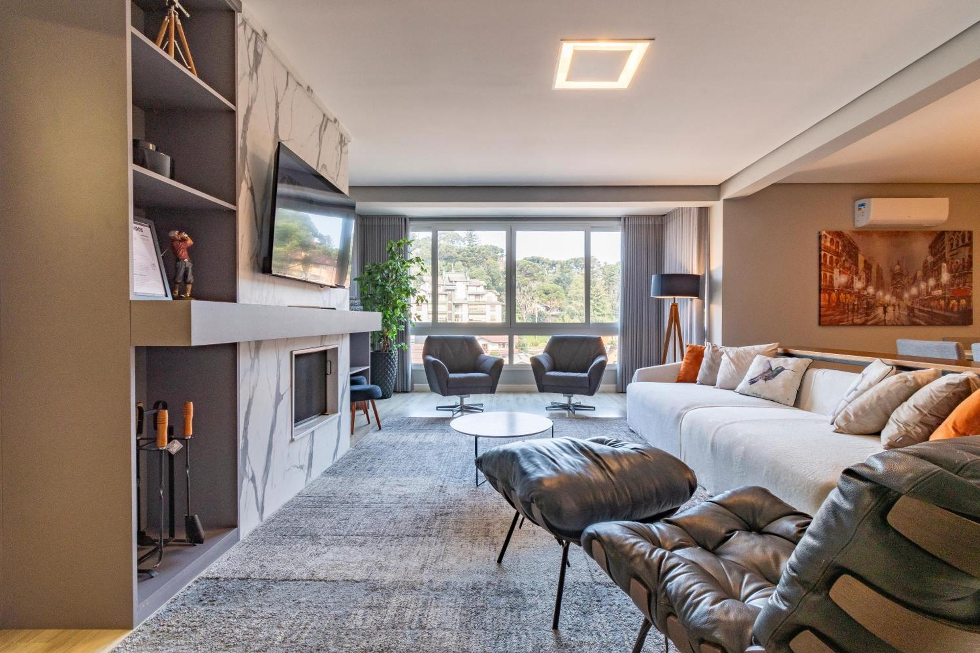 Ferienwohnung A Apenas 300 Mts Da Rua Coberta, No Exclusivo Via Florida Gramado Exterior foto