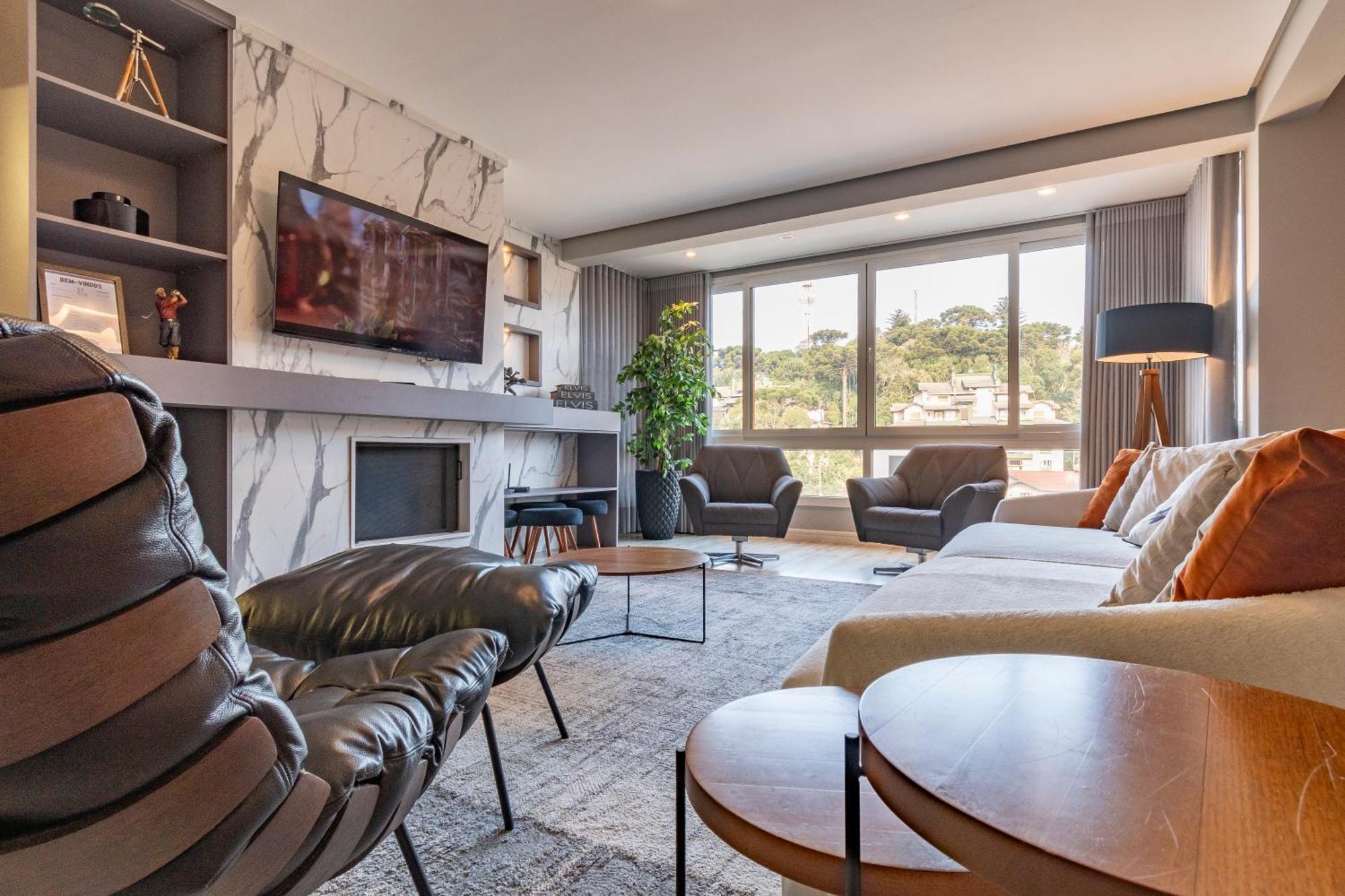 Ferienwohnung A Apenas 300 Mts Da Rua Coberta, No Exclusivo Via Florida Gramado Exterior foto