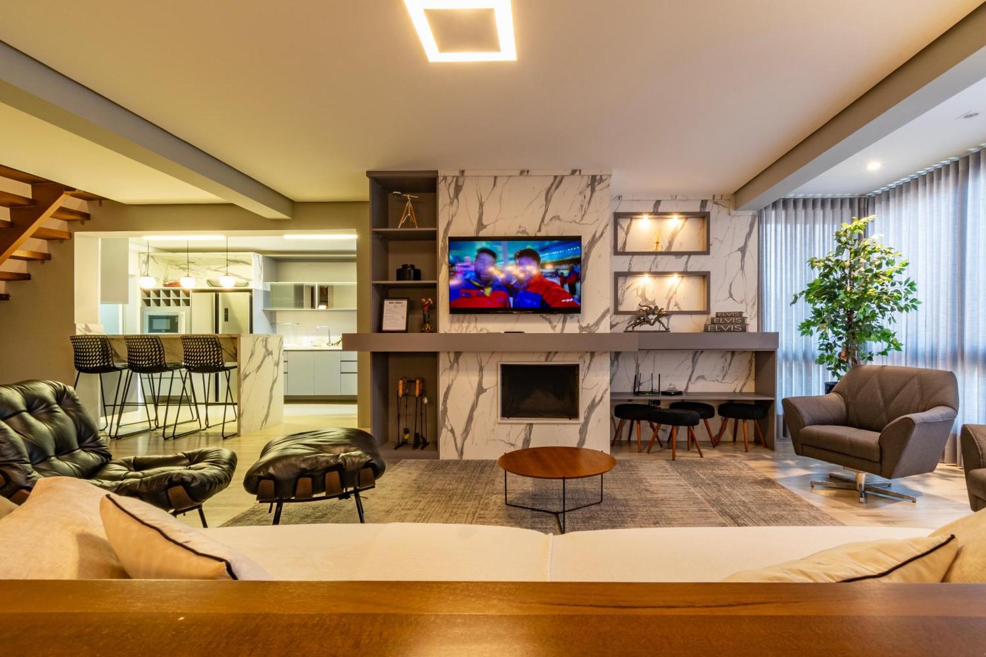 Ferienwohnung A Apenas 300 Mts Da Rua Coberta, No Exclusivo Via Florida Gramado Exterior foto